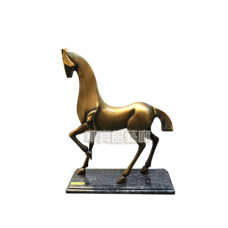 PR-24  銅雕 動物 藝術馬 (金)
