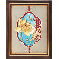 純金 金箔畫【連年有餘】(26x33cm) 純金 金箔畫【連年有餘】(26x33cm)