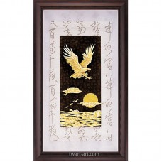 立體金箔畫-黃金畫-大展鴻圖(48x82cm)