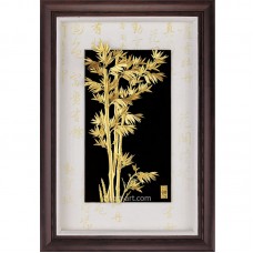 金箔畫-黃金畫-純金(節節高昇)34x48cm