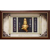 FA5505觀音心經-慈悲見彿心81x47.6CM