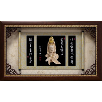FA5504觀音心經-慈悲見彿心81x47.6CM